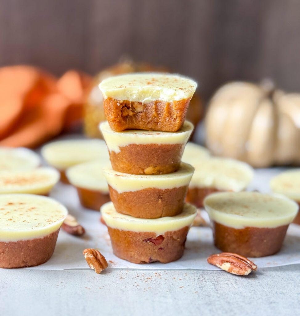 no bake protein pumpkin bites