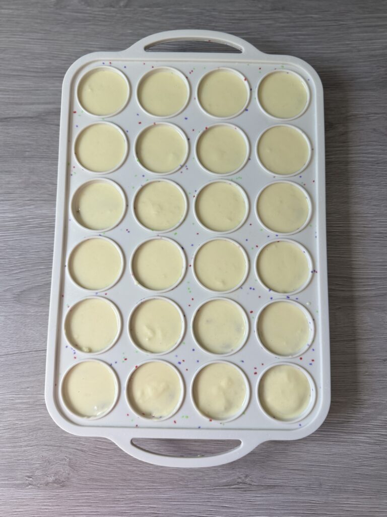 making peanut butter pumpkin bites