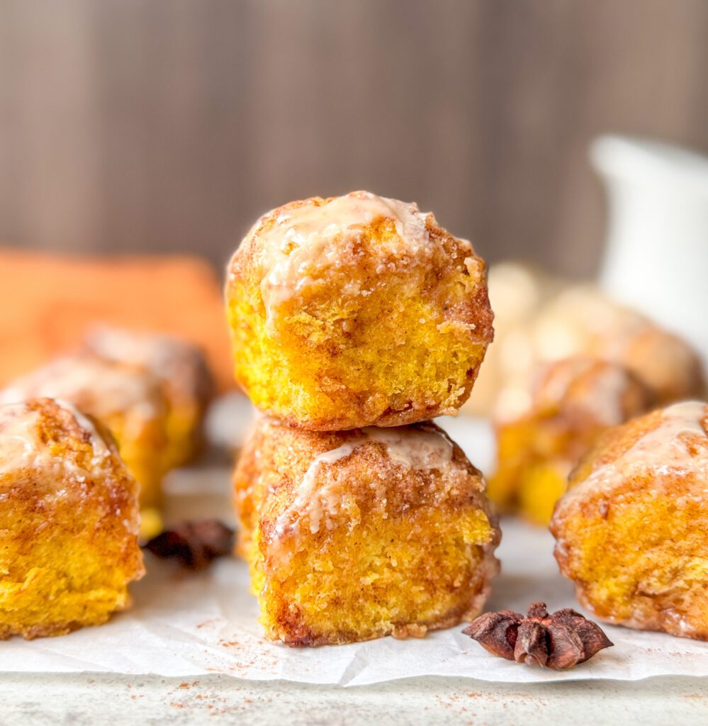 pumpkin spice sourdough biscuit bombs