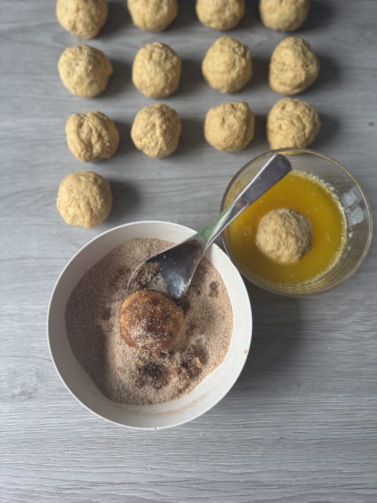 pumpkin spice biscuit bombs