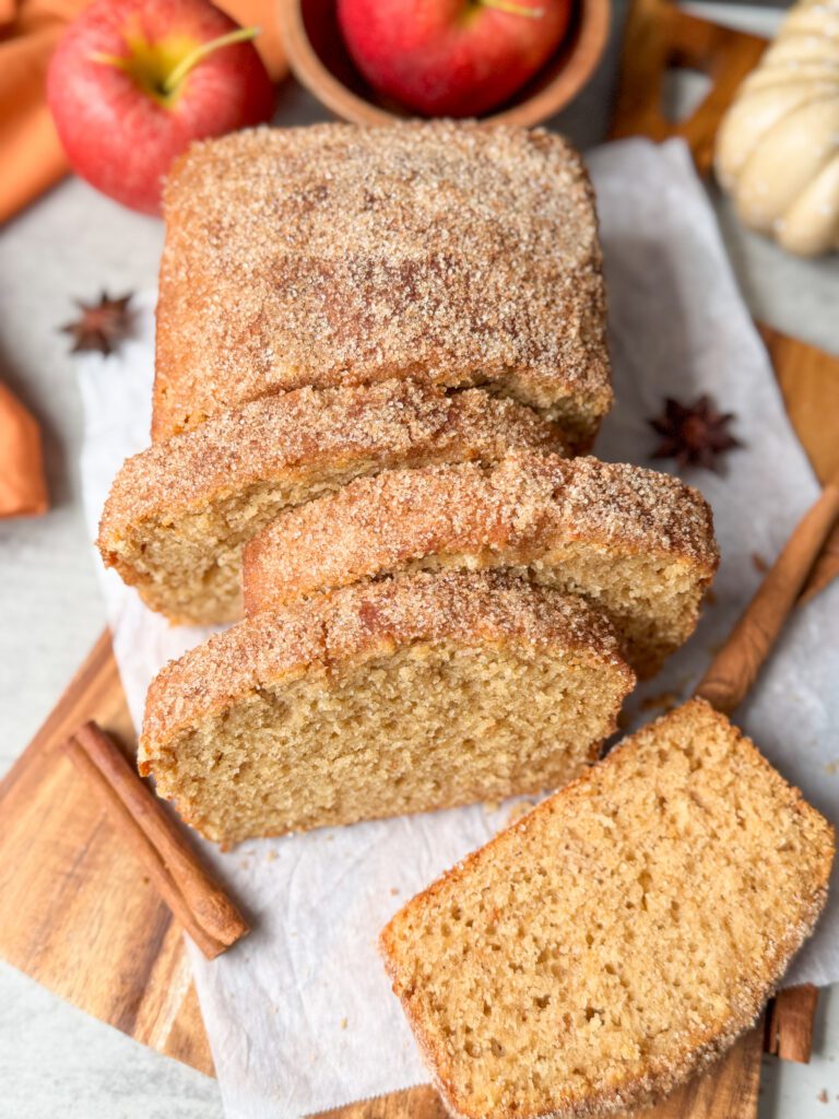 sourdough apple cider donut bread