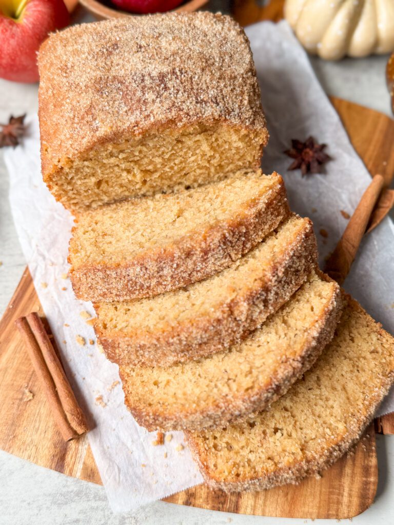 sourdough apple cider donut bread