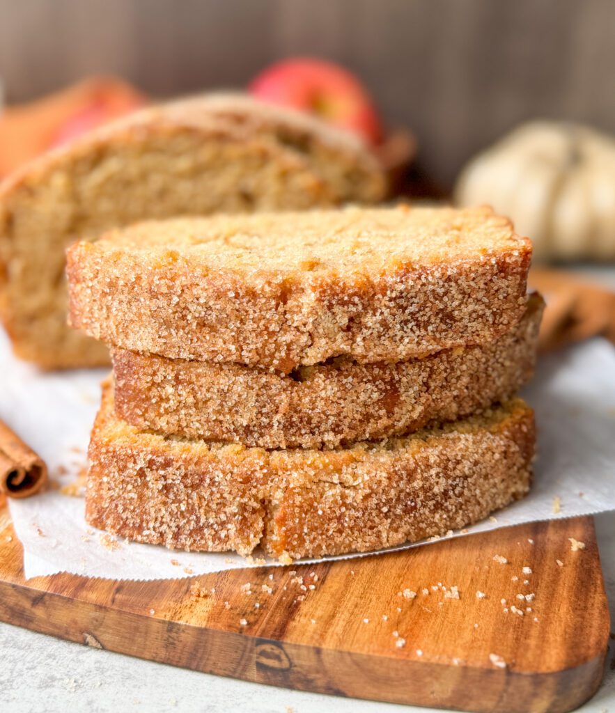 sourdough apple cider donut bread