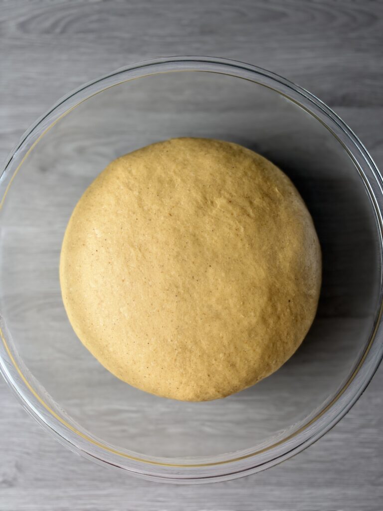 proofed discard challah dough