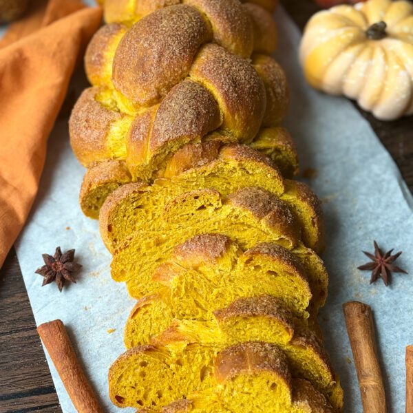 sourdough pumpkin challah