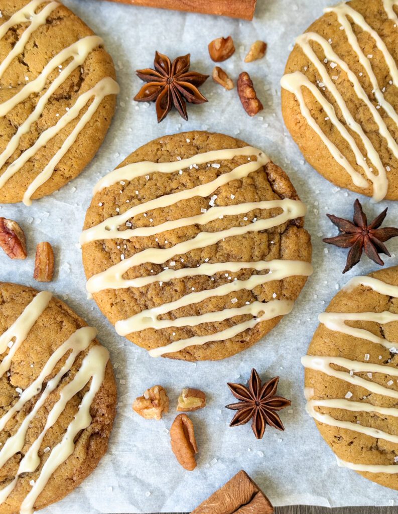 sourdough brown sugar maple cookies