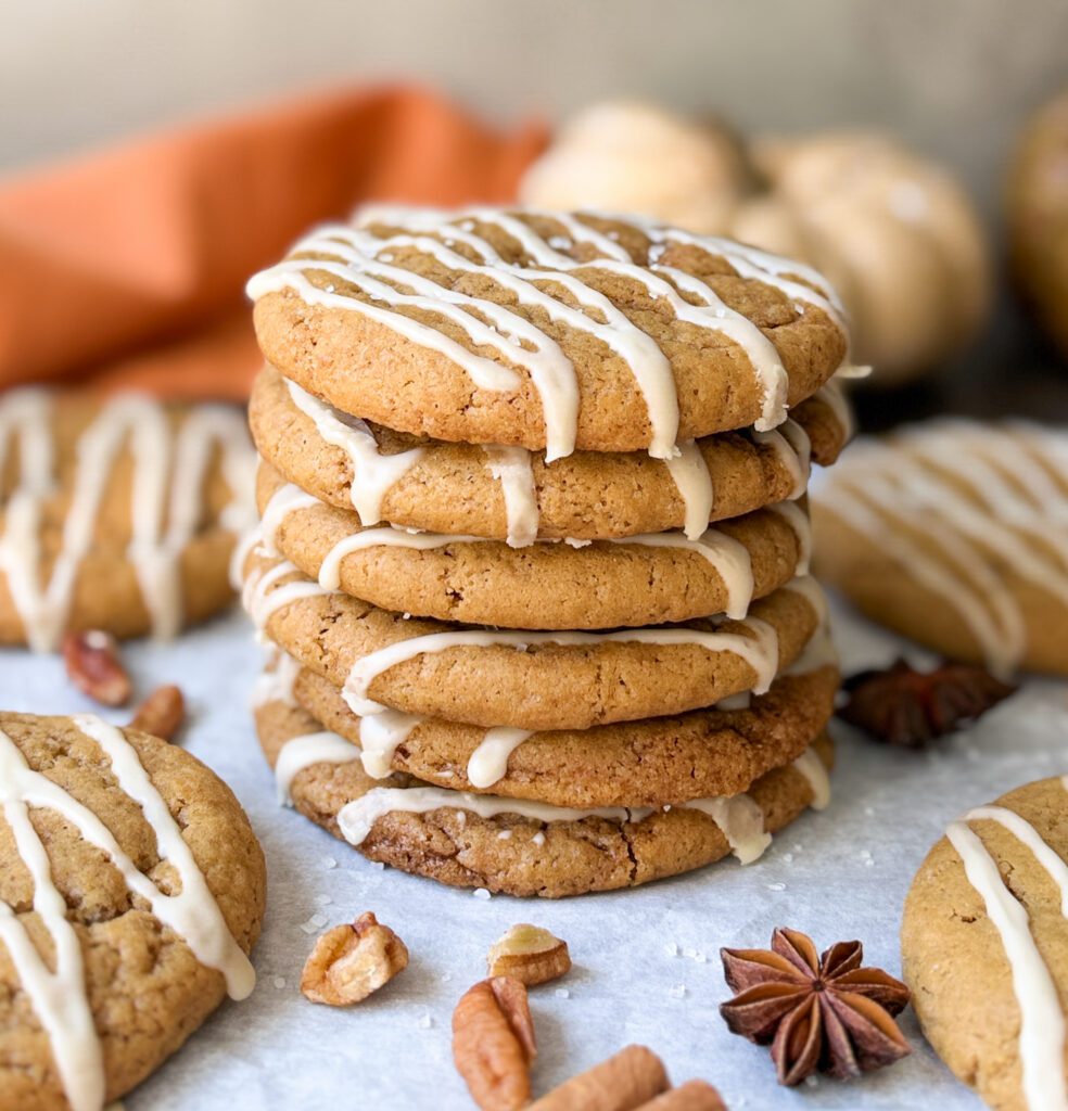 sourdough brown sugar maple cookies