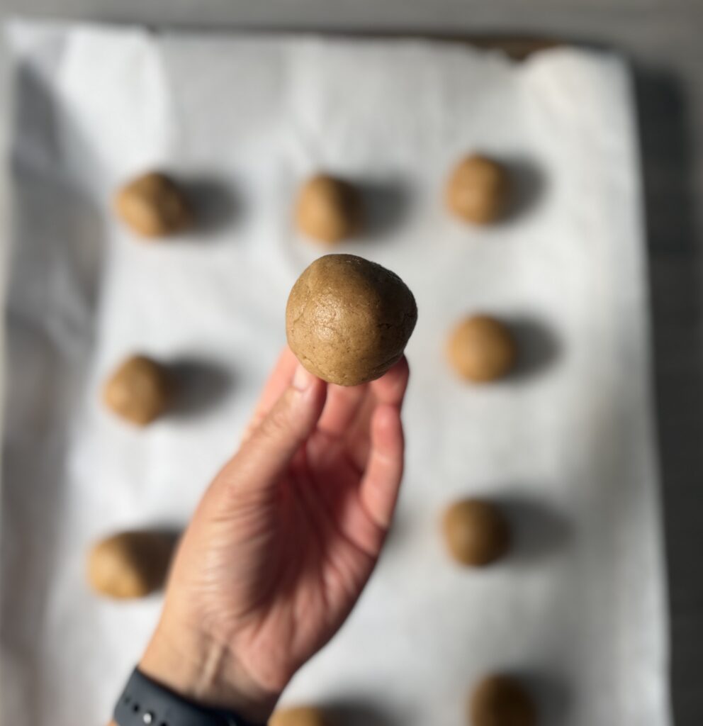shaped cookie dough