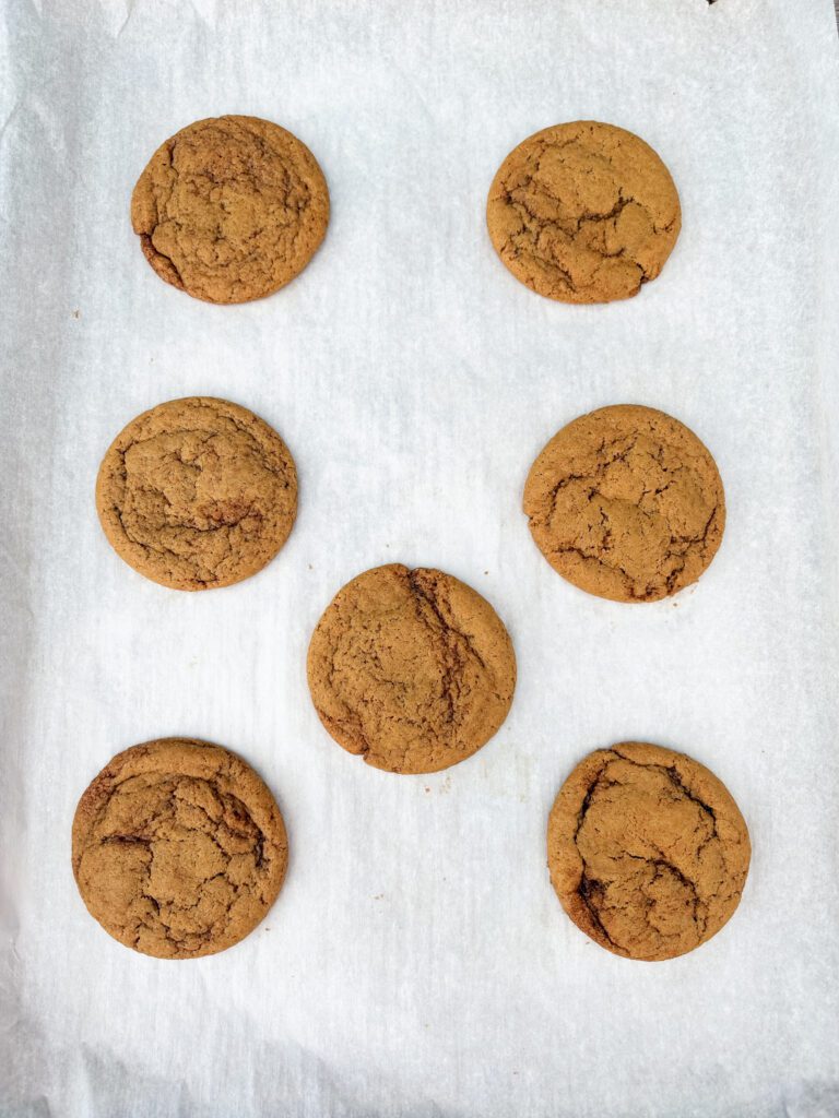 baked sourdough maple brown sugar cookies