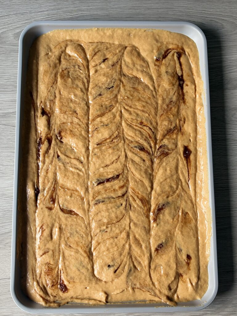 pumpkin sheet pan pancakes