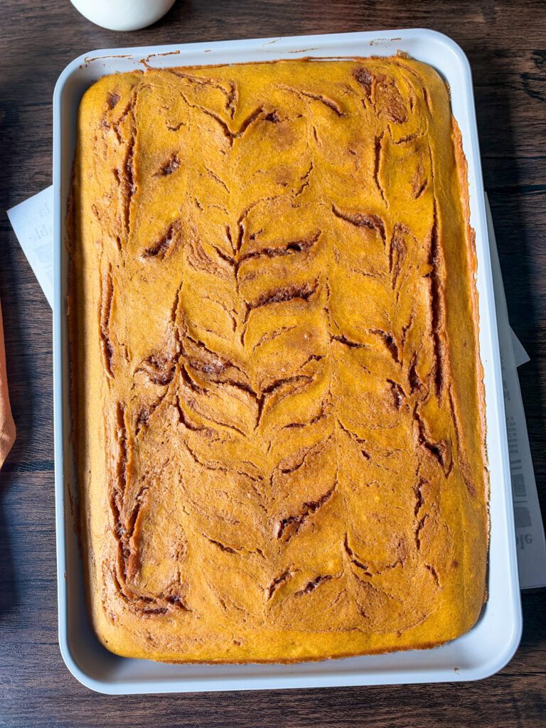 sheet pan pumpkin pancakes