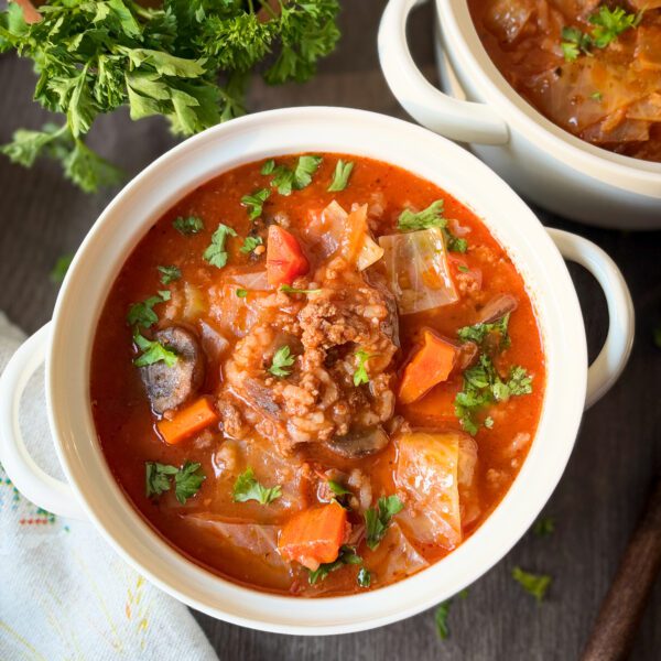 hearty cabbage roll soup